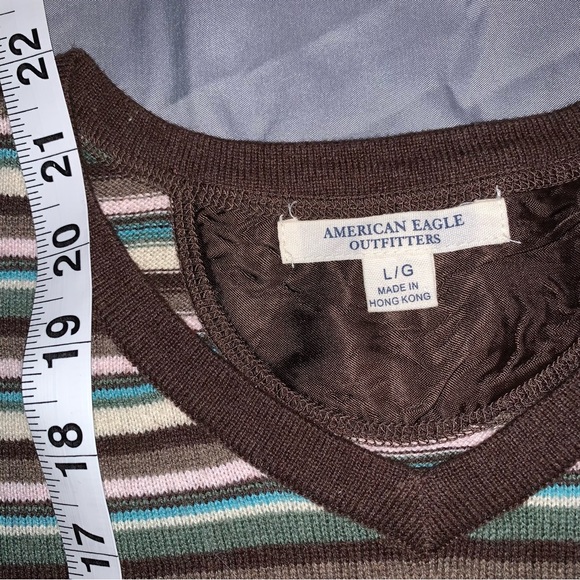 cotton/wool baby V-neck sweater - Picture 2 of 6